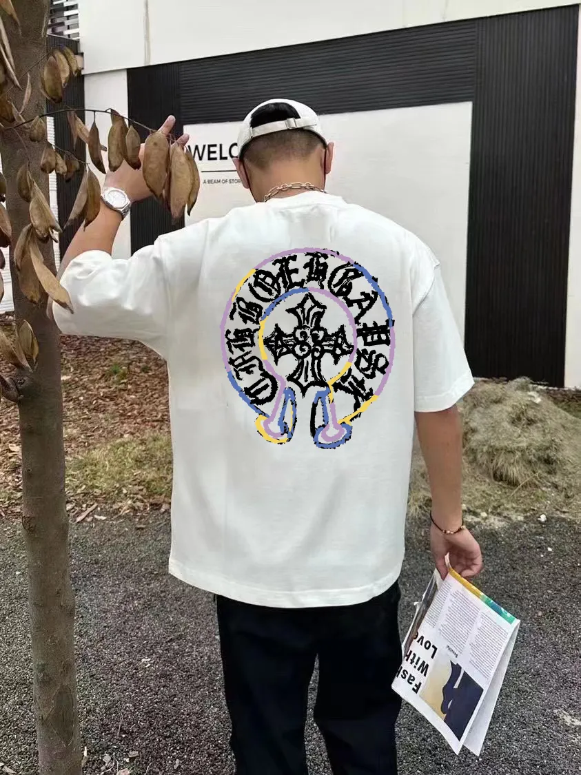 [CH ] 2026FW T LOGO Premium 26s Same Style ：Black White Purple Size：S M L XL 2XL